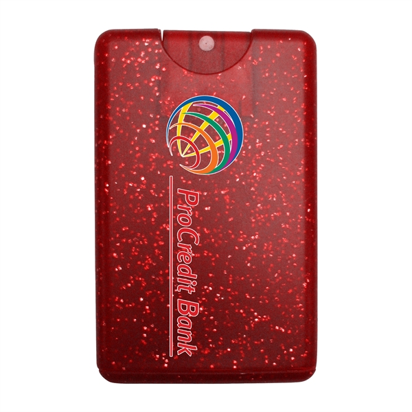 Fully customized booklet with bling credit card antibacterial hand sanitizer.... from ASI 90807 Tekweld