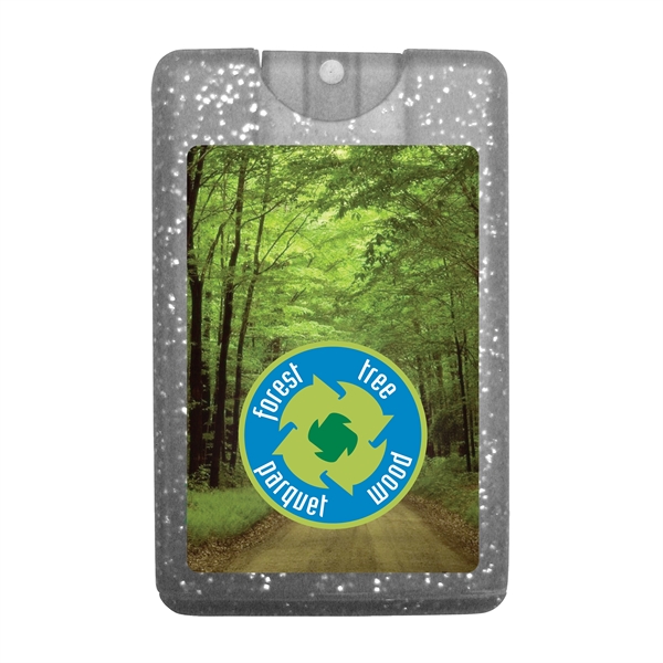 Fully customized booklet with bling credit card antibacterial hand sanitizer.... from ASI 90807 Tekweld