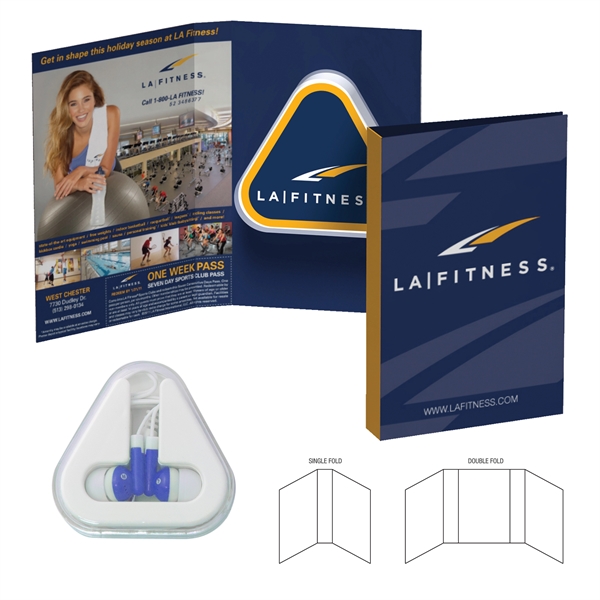 Full customized booklet with triangle ear buds.... from ASI 90807 Tekweld