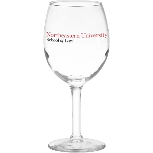 11 oz. white wine glass with customization.... from ASI 71920 Moderne Glass Company Inc / Glass America®