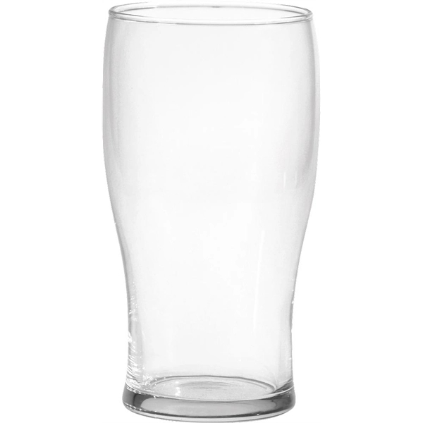 20 ounce pub-style beer glass with rounded and curved design.... from ASI 71920 Moderne Glass Company Inc / Glass America®