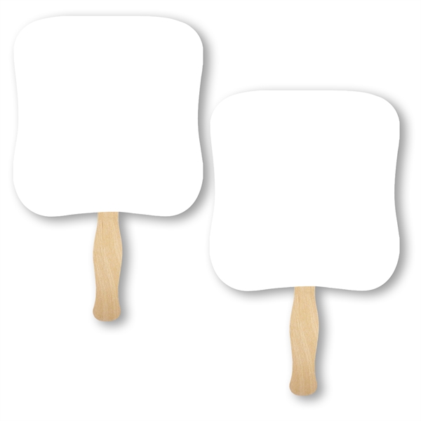 Palm shaped full color sandwiched style hand fans.... from ASI 93520 Ventura Inc