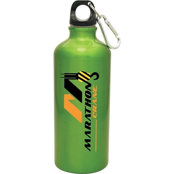 20 oz. water bottle that's made of aluminum with a twist-off... from ASI 71920 Moderne Glass Company Inc / Glass America®