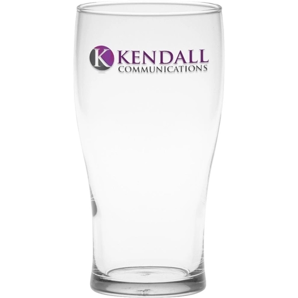 16 ounce pub-style beer glass with rounded and curved design.... from ASI 71920 Moderne Glass Company Inc / Glass America®