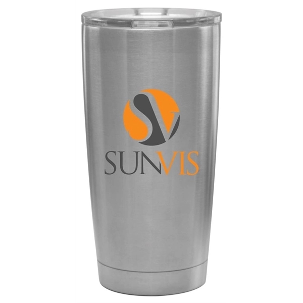 20 oz. Travel cup with double-wall stainless steel, vacuum insulation and... from ASI 71920 Moderne Glass Company Inc / MB Works Premium Line