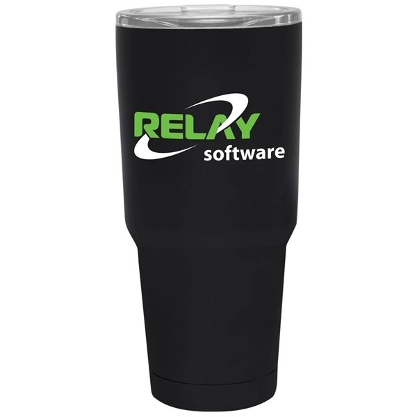 30 oz. tumbler for hot or cold drinks with vacuum insulation... from ASI 71920 Moderne Glass Company Inc / MB Works Premium Line