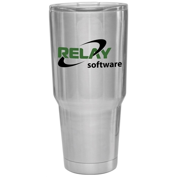 30 oz. tumbler for hot or cold drinks with vacuum insulation... from ASI 71920 Moderne Glass Company Inc / MB Works Premium Line