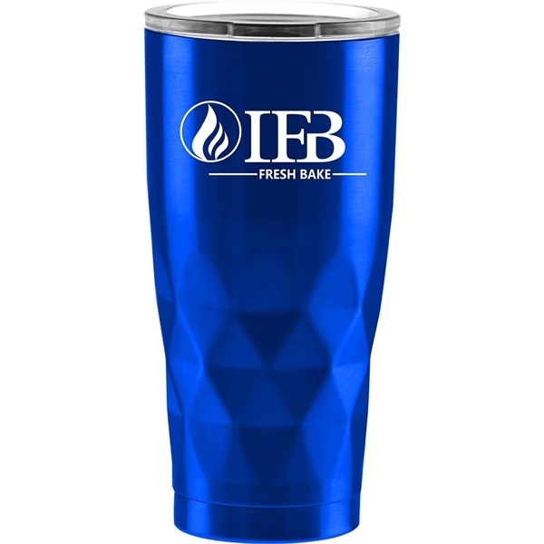 20 oz. tumbler made of double-wall stainless steel with twist-on, flip-open/close... from ASI 71920 Moderne Glass Company Inc / MB Works Premium Line