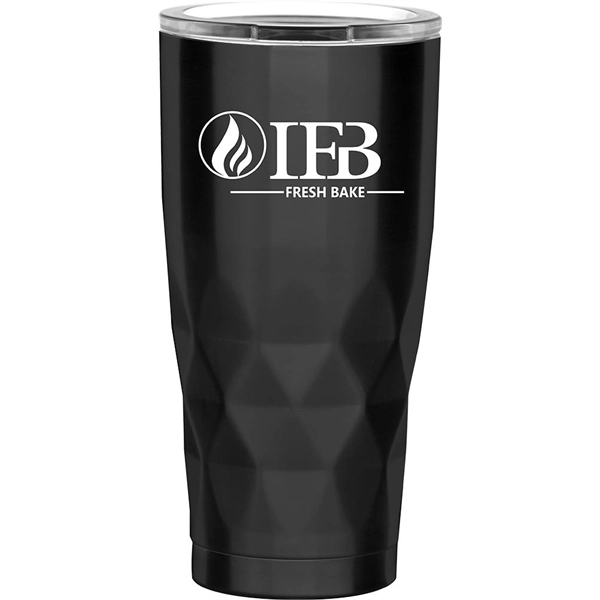 20 oz. tumbler made of double-wall stainless steel with twist-on, flip-open/close... from ASI 71920 Moderne Glass Company Inc / MB Works Premium Line