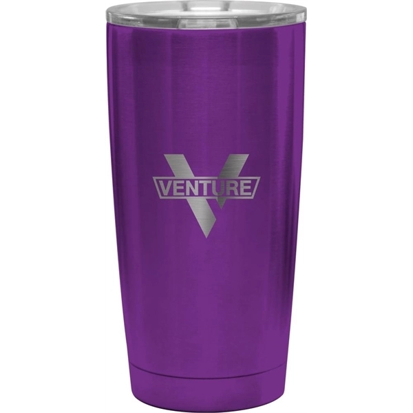 20 oz. tumbler made of double-wall stainless steel with vacuum insulation... from ASI 71920 Moderne Glass Company Inc