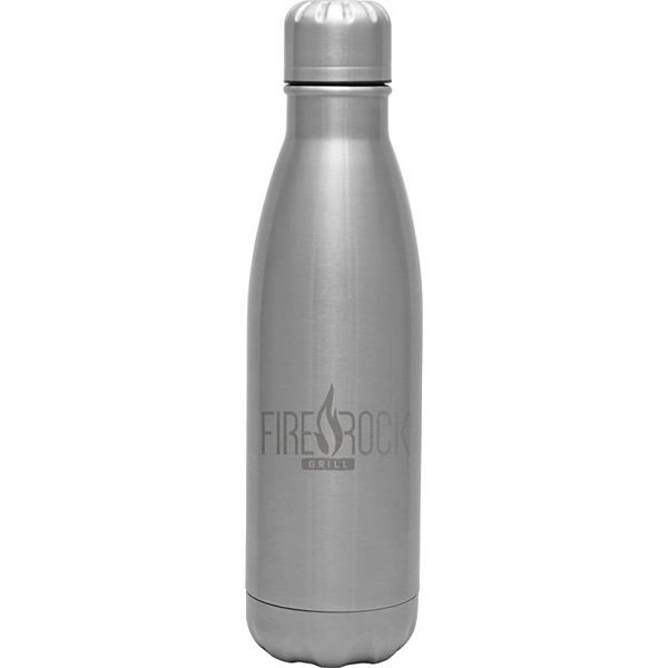 17 oz. bottle made of double-wall stainless steel with vacuum insulation... from ASI 71920 Moderne Glass Company Inc