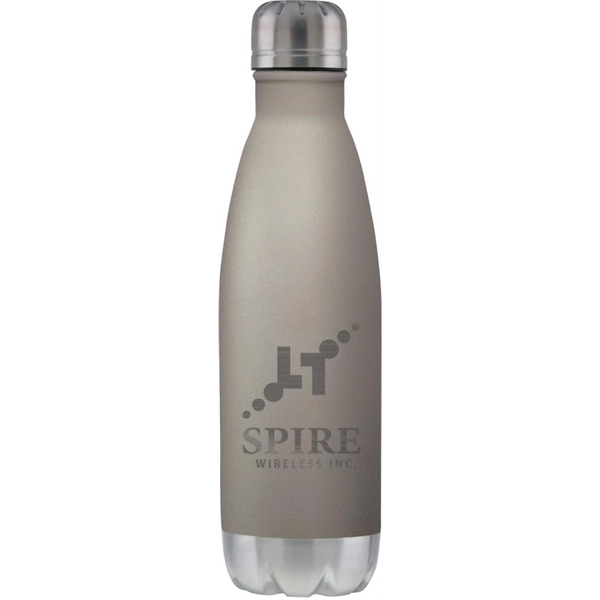 17 oz. bottle made of double-wall stainless steel with vacuum insulation... from ASI 71920 Moderne Glass Company Inc