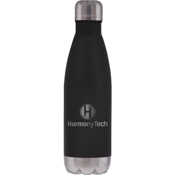 17 oz. bottle made of double-wall stainless steel with vacuum insulation... from ASI 71920 Moderne Glass Company Inc