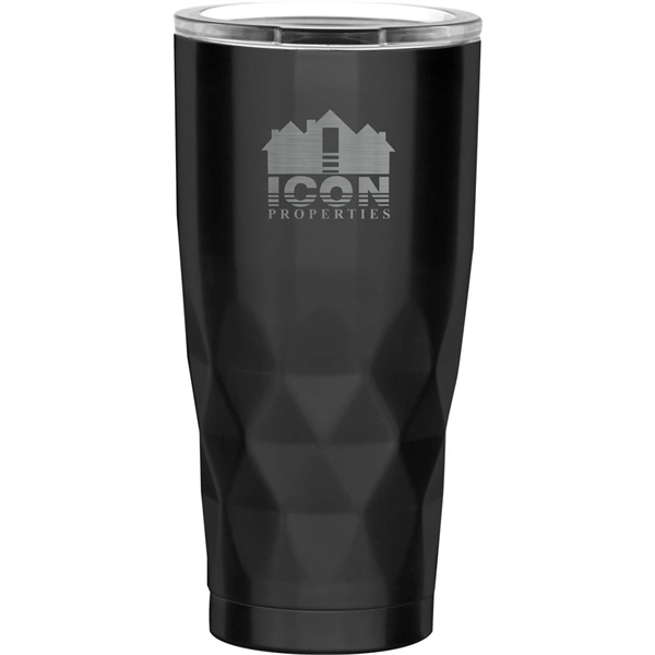 20 oz. travel tumbler made of double-wall stainless steel with a... from ASI 71920 Moderne Glass Company Inc