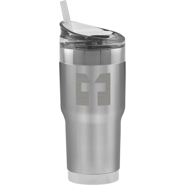27 oz. stainless steel tumbler with double wall vacuum insulation and... from ASI 71920 Moderne Glass Company Inc / MB Works Premium Line