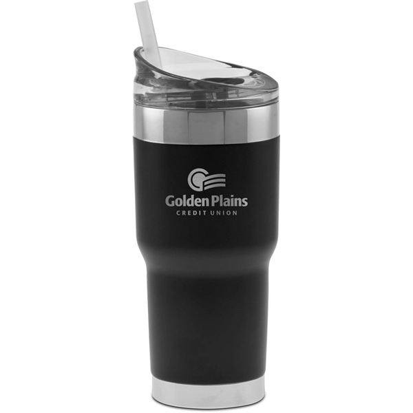 27 oz. stainless steel tumbler with double wall vacuum insulation and... from ASI 71920 Moderne Glass Company Inc / MB Works Premium Line