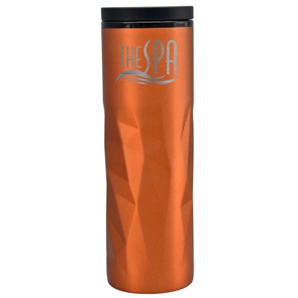 15 oz. stainless steel travel tumbler with double wall construction and... from ASI 71920 Moderne Glass Company Inc / Glass America®