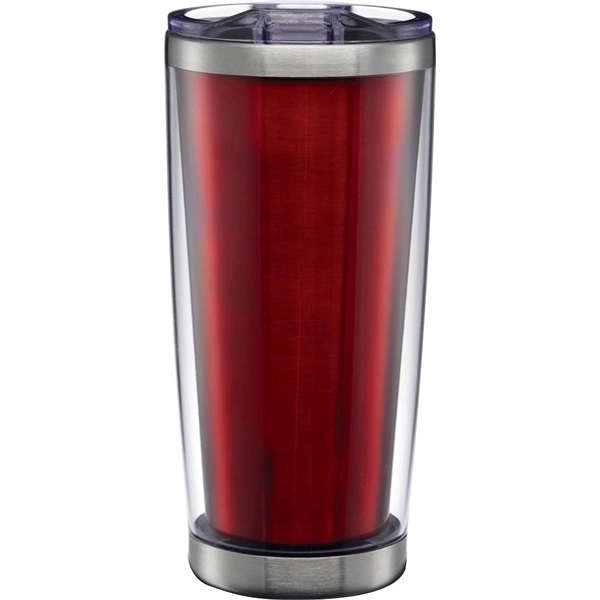 21 oz. Tumbler made with an insulated, double-wall stainless steel interior... from ASI 71920 Moderne Glass Company Inc / Glass America®
