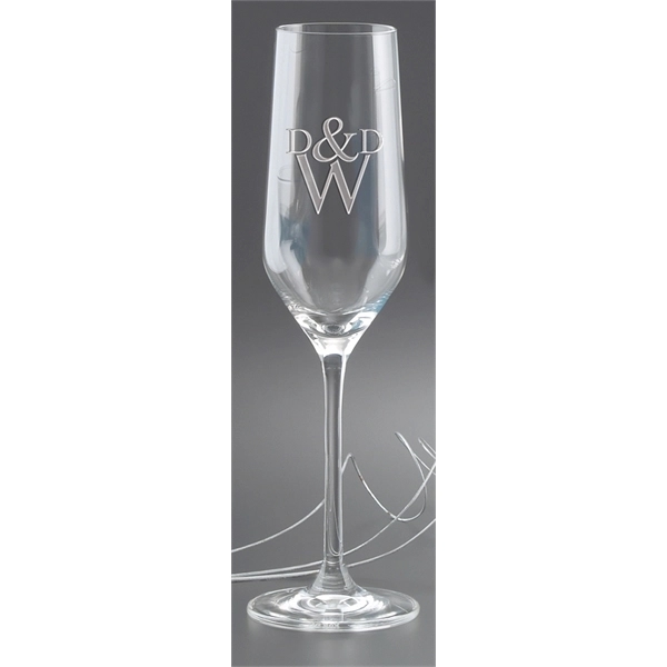 7.5 oz. fluted champagne glass with long stem and thin design.... from ASI 71920 Moderne Glass Company Inc / Glass America®