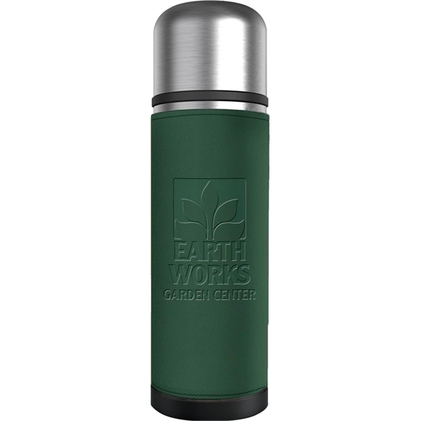 17 oz. insulated stainless steel bottle with cup/lid and push button... from ASI 71920 Moderne Glass Company Inc / Glass America®