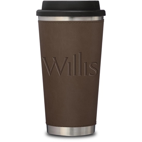 16 oz. stainless steel tumbler with double-walled stainless steel exterior, acrylic... from ASI 71920 Moderne Glass Company Inc / MB Works Premium Line