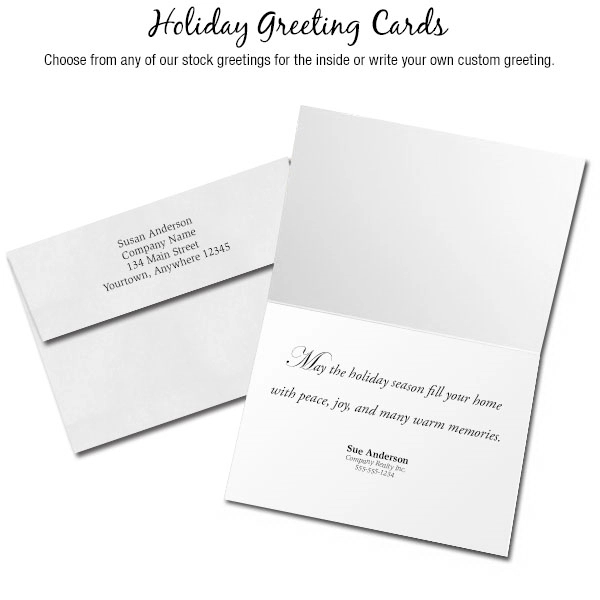 Logo / Personalized Holiday Greeting Cards W/Imprinted Envelopes... from ASI 46719 Corner Lot Marketing Inc / CLMPromotions