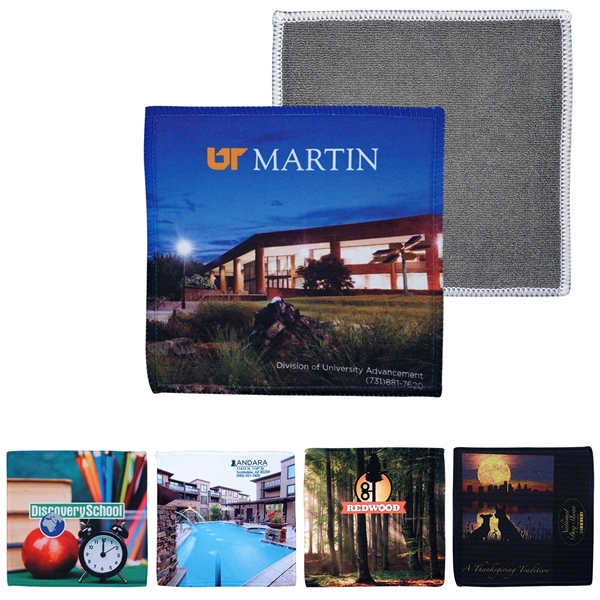 5 x 5 Terry Full Color Cleaning Cloth... from ASI 30208 A P Specialties / AP Specialties