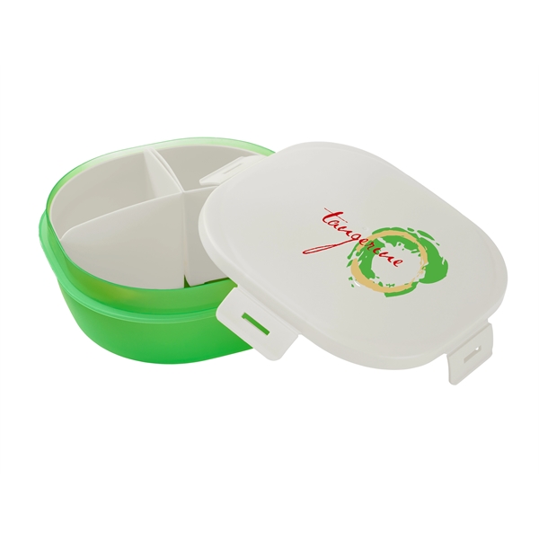 Polypropylene microwave safe food container perfect for lunch with removable compartments... from ASI 52840 Evans Manufacturing