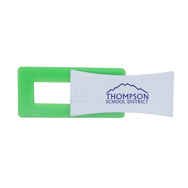 Two-tone webcam cover with a white, contoured sliding tab to open... from ASI 90807 Tekweld