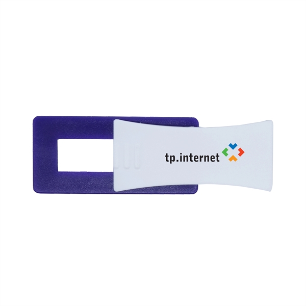 Two-tone webcam cover with a white, contoured sliding tab to open... from ASI 90807 Tekweld