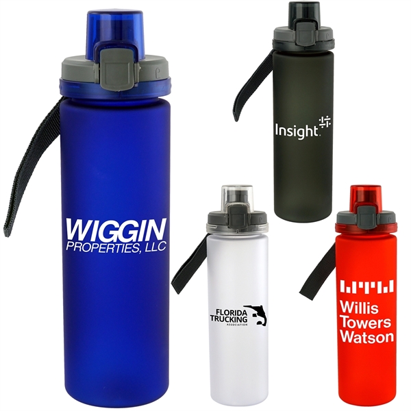 LOCKING LID 24OZ FROSTED BOTTLE... from ASI 30208 A P Specialties / AP Specialties