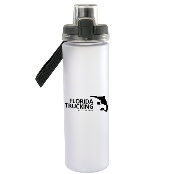 LOCKING LID 24OZ FROSTED BOTTLE... from ASI 30208 A P Specialties / AP Specialties