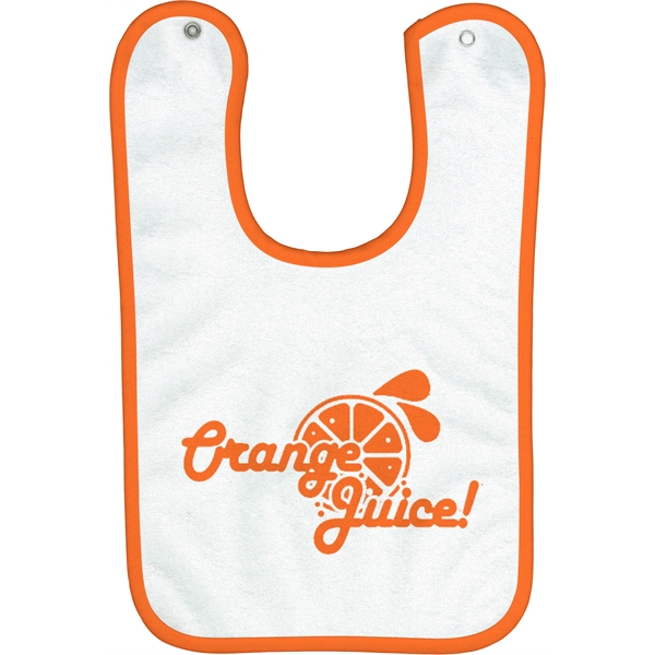 Medium baby bib with hook & loop or a snap closure.... from ASI 31260 AdCapitol