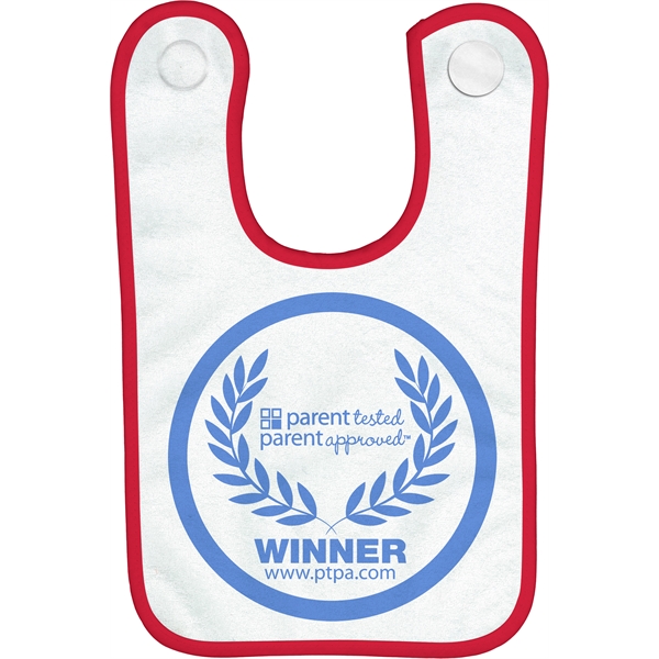 Medium baby bib with hook & loop or a snap closure.... from ASI 31260 AdCapitol