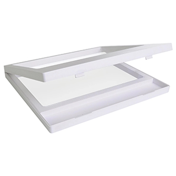White plastic display box with strong and stretchy cling material for... from ASI 62124 iClick, Inc. / iClick®