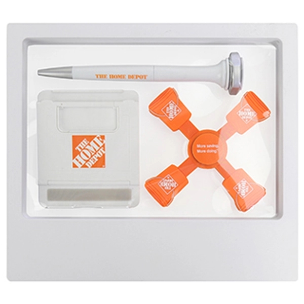 White plastic display box with strong and stretchy cling material for... from ASI 62124 iClick, Inc. / iClick®