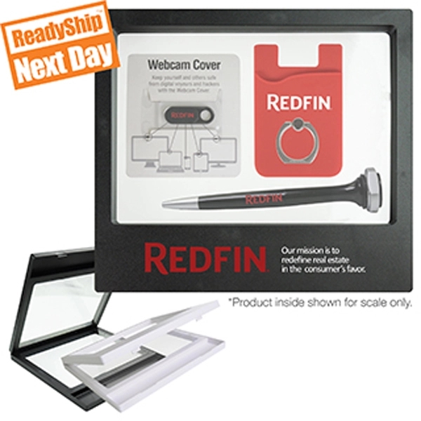 White plastic display box with strong and stretchy cling material for... from ASI 62124 iClick, Inc. / iClick®