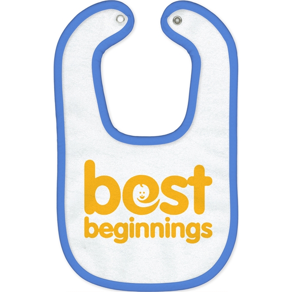 Small baby bib with hook & loop or a snap closure.... from ASI 31260 AdCapitol