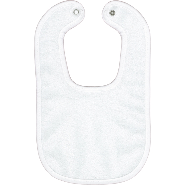Small baby bib with hook & loop or a snap closure.... from ASI 31260 AdCapitol