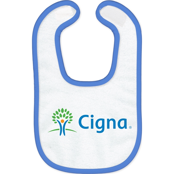 Small baby bib with hook & loop or a snap closure.... from ASI 31260 AdCapitol