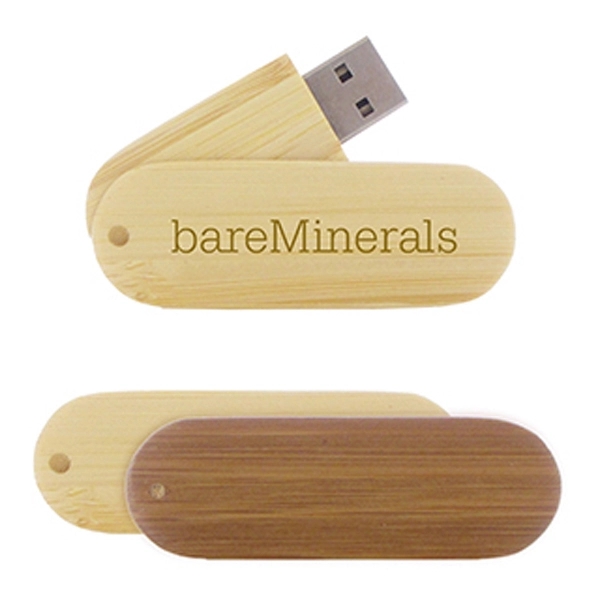 Eco-friendly bamboo USB flash drive.... from ASI 62124 iClick, Inc. / iClick®