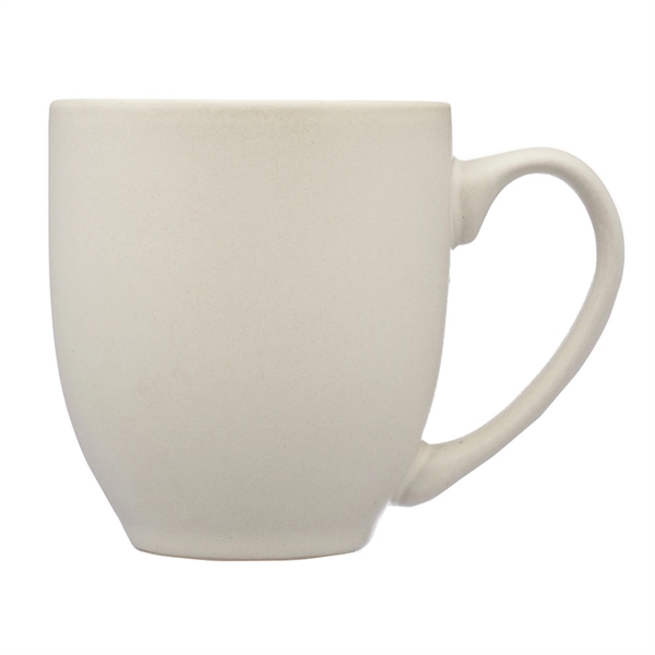 16 oz. bistro-style ceramic mug with wide body, glossy colored interior,... from ASI 39552 BEL Promo
