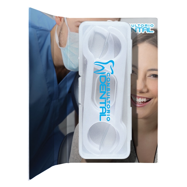 10 toothpick flossers in a plastic travel case.... from ASI 43442 ZZ DROPPED - High Caliber Line USA / High Caliber Line