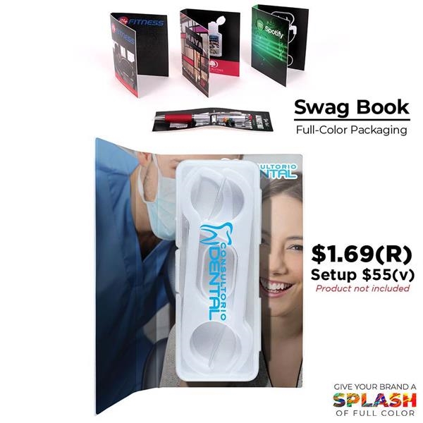 10 toothpick flossers in a plastic travel case.... from ASI 43442 ZZ DROPPED - High Caliber Line USA / High Caliber Line