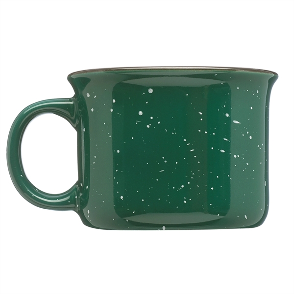 7.5 oz. ceramic campfire mug with tin-cup style, slightly flared top,... from ASI 39552 BEL Promo