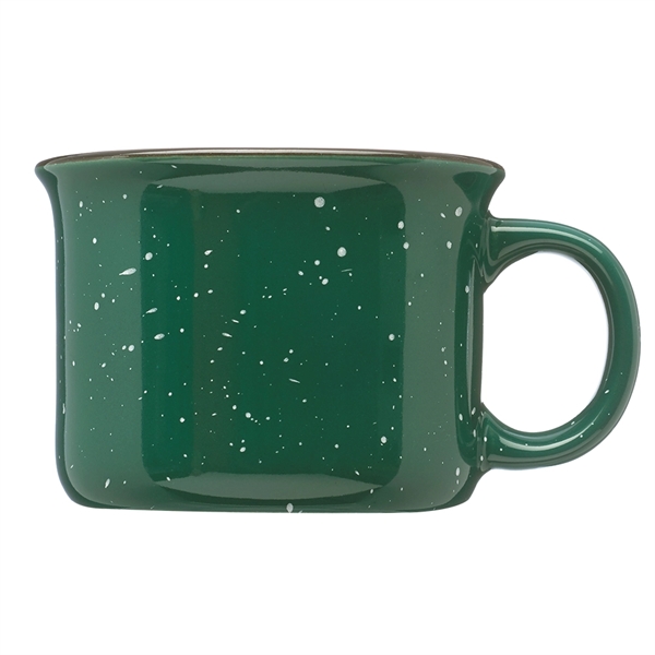 7.5 oz. ceramic campfire mug with tin-cup style, slightly flared top,... from ASI 39552 BEL Promo