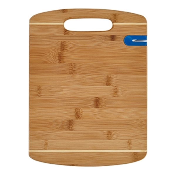 Bamboo cutting board with knife sharpener. Heat and bacteria resistant and... from ASI 52840 Evans Manufacturing
