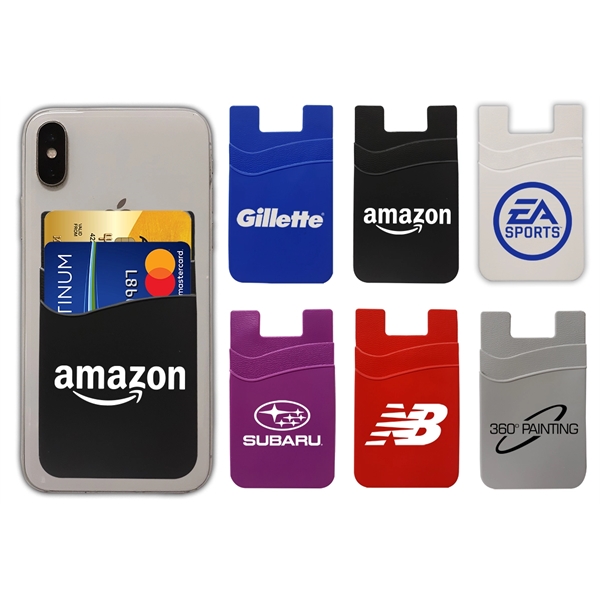 Dual pocket lightweight and compact soft silicone wallet - Ready Inventory... from ASI 45100 Chulani Promotional Products, Inc / Competitive Edge Innovations/Chulani