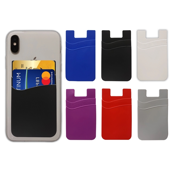 Dual pocket lightweight and compact soft silicone wallet - Ready Inventory... from ASI 45100 Chulani Promotional Products, Inc / Competitive Edge Innovations/Chulani