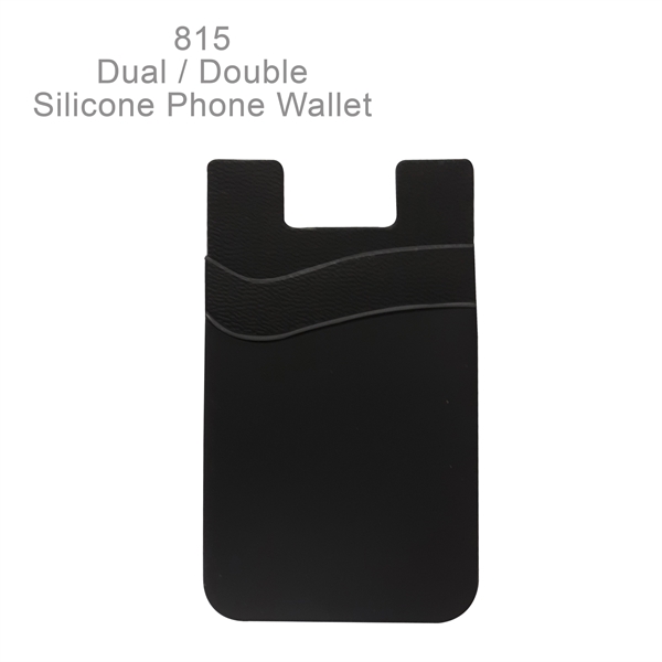 Dual pocket lightweight and compact soft silicone wallet - Ready Inventory... from ASI 45100 Chulani Promotional Products, Inc / Competitive Edge Innovations/Chulani